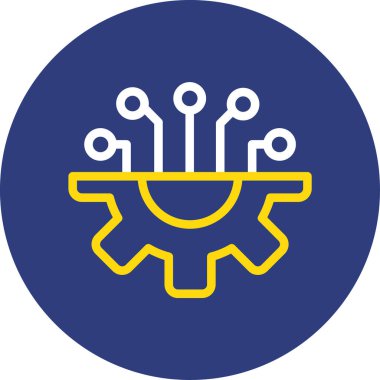 robot ikon vektör illüstrasyonu