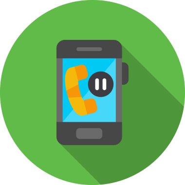 telefon simgesi, vektör illüstrasyonu