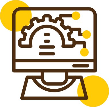 Veri Merkezi simgesini, vektör çizim