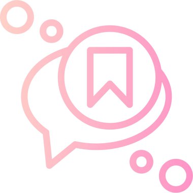 Konuş. Web simgesi basit illüstrasyon