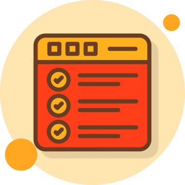 İş Belgesi. Basit illüstrasyon