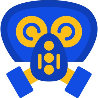 Düz stilde hayvan hayvan ikonu