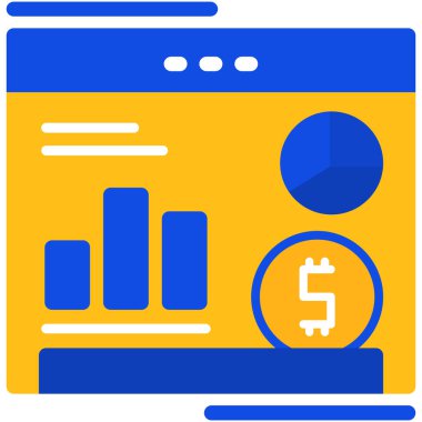 iş analizi grafik simgesi