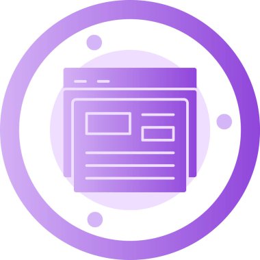 seo modern simgesinin vektör illüstrasyonu