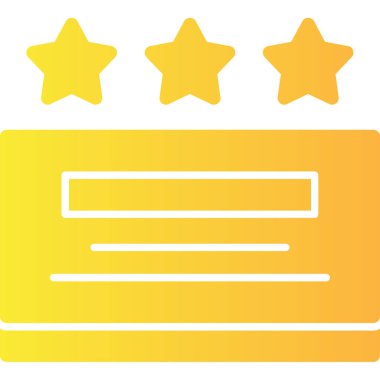 Yıldız derecesi. Web simgesi