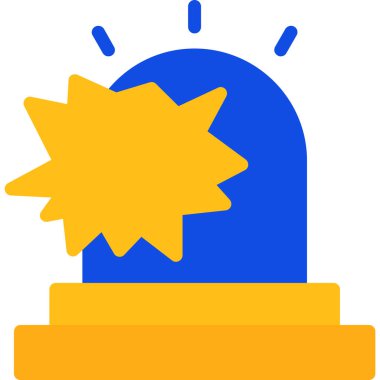 Ampul. Web simgesi basit illüstrasyon