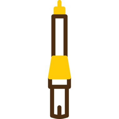 Tornavida. Web simgesi basit illüstrasyon
