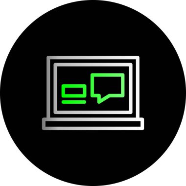 Seo simgesinin vektör illüstrasyonu