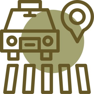 harita konum simgesi, modern tasarım illüstrasyonu beyaz arkaplanda izole edildi