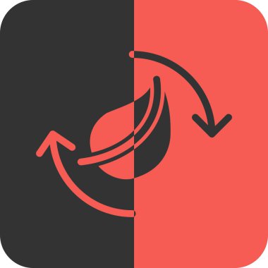 Oklu bir pasta grafiğinin vektör simgesi