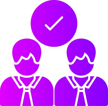 İnsan simgesinin vektör illüstrasyonu