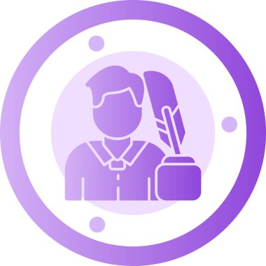 İnsan simgesinin vektör illüstrasyonu