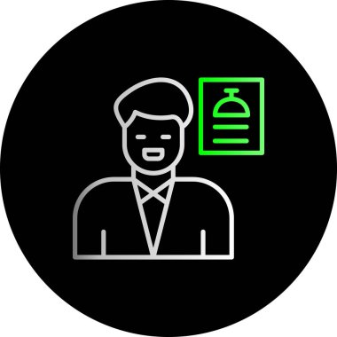 İnsan kafasında kişisel ve ticari kullanım için vektör simgesi tasarımı