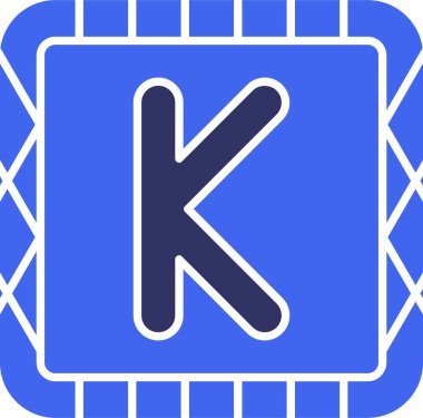 Alfabe. Web simgesi basit illüstrasyon