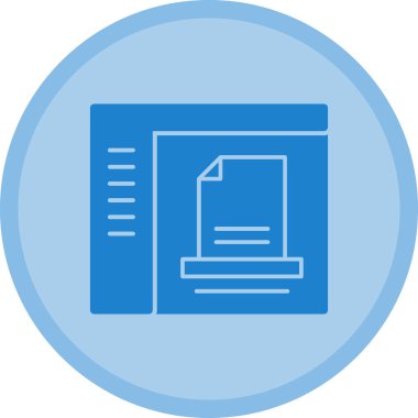 Modern binanın vektör simgesi çizimi