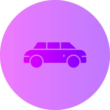 araba simgesi vektör illüstrasyonu