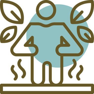 Çiçekli bir kadının vektör çizimi