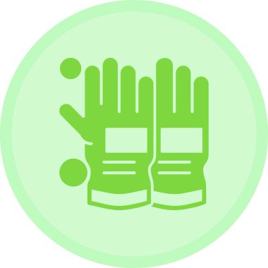 Eldiven simgesi, vektör illüstrasyonu