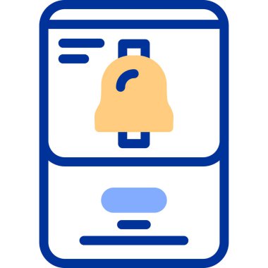 - Telefon. Web simgesi basit illüstrasyon