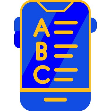 Bir kitap ve kalemin vektör çizimi