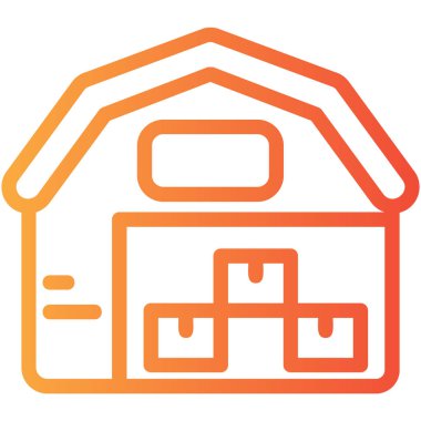 Eve. Web simgesi basit illüstrasyon