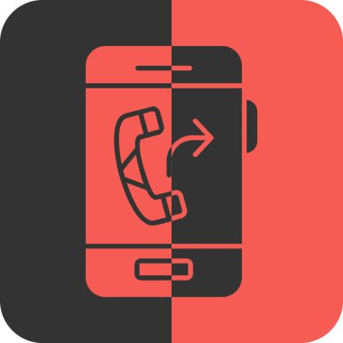 Telefon ve dosya ikonu. Web tasarımı için basit telefon ve mobil vektör simgeleri çizimi