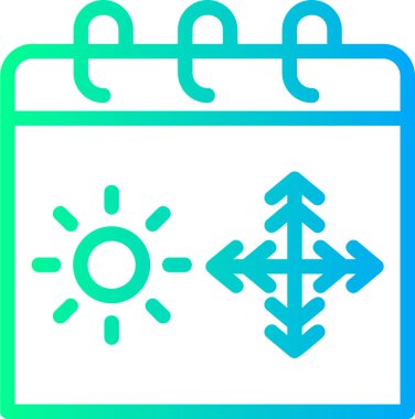 Takvim. Web simgesi basit illüstrasyon
