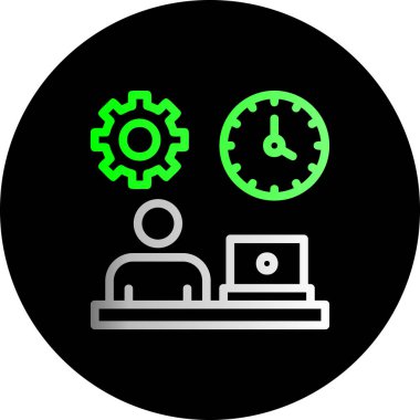 Modern bir simgenin vektör illüstrasyonu