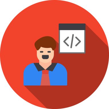 Web tasarımı ve geliştirme vektörü simgesi