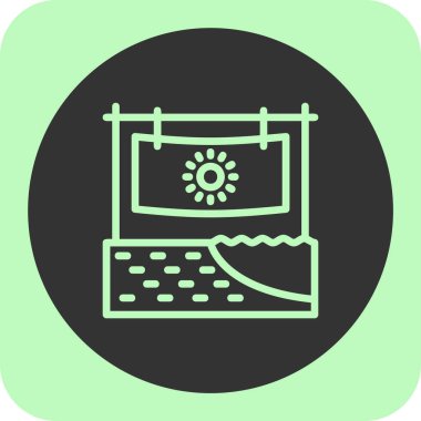 Klavye simgesi vektör illüstrasyonu