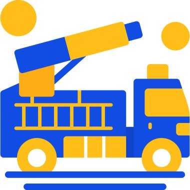 İnşaat vinci. Basit resimleme