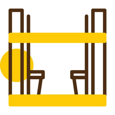 swing vektör simgesi modern basit vektör simgesi