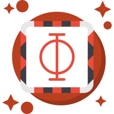 Düz dizayn edilmiş yaşam şamandırası simgesi web ve mobil tasarım için izole edilmiş vektör çizimi.