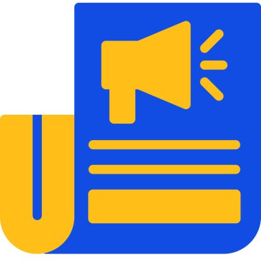 Konuşmacı. Web simgesi vektör illüstrasyonu