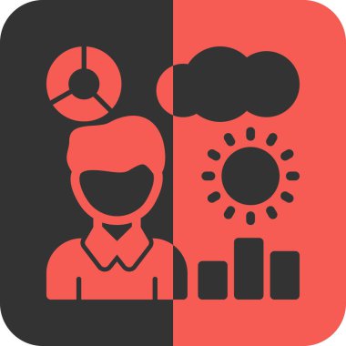 İnsan simgesinin vektör illüstrasyonu