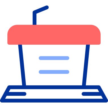 Alışveriş simgesi, vektör illüstrasyonu