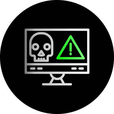 Hata simgesi vektör illüstrasyonu