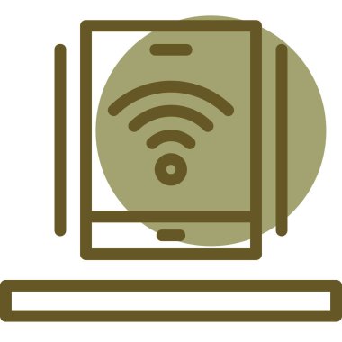 Bilgisayar. Web simgesi basit illüstrasyon