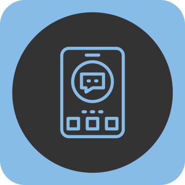 Uygulama modern simgesinin vektör illüstrasyonu