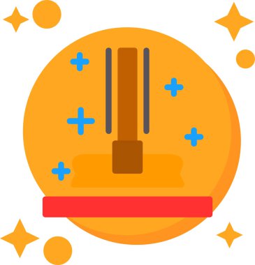 Bir karikatürün vektör çizimi ve beyaz arkaplan