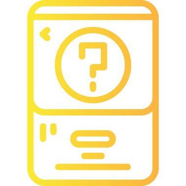 soru simge vektör çizim