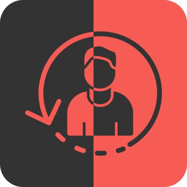 Vektör Adam Simgesi illüstrasyonu