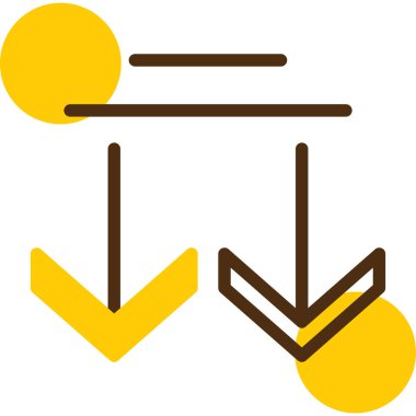 ok yönü konumu simgesi - taslak biçimi