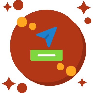 hedef simge vektör illüstrasyonu