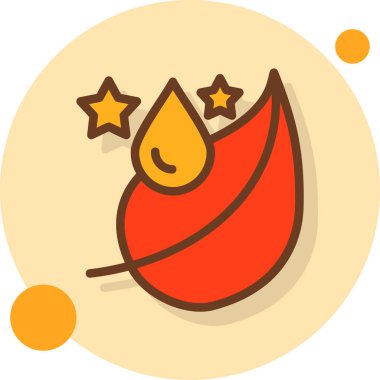 Sıcak kahve. Basit illüstrasyon