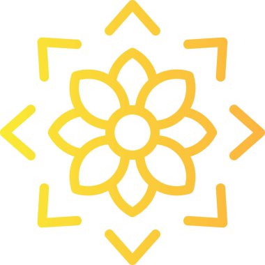 Güneş. Web simgesi basit illüstrasyon