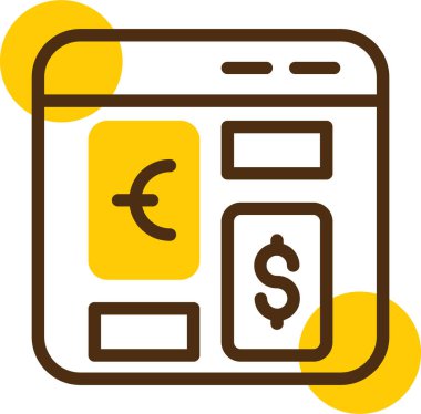 Avro parası çevrimiçi taslak biçimi simgesi