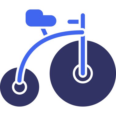 Bisiklet. Web simgesi basit illüstrasyon