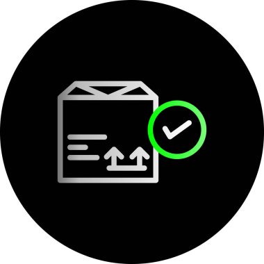 Kontrol listesi simgesi, vektör illüstrasyonu