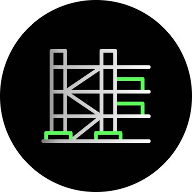 vektör illüstrasyonu, modern yapı simgesi